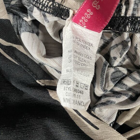 Vtg Y2K Babydoll Dress Handkerchief Hem Forest Fairy Halter Empire Waist Sz M - Picture 6 of 10